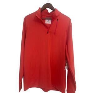 NWT Mens Ocean + Coast Coral 1/4 Zip Size M